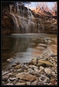 Rocks and Lower Idlewild Falls